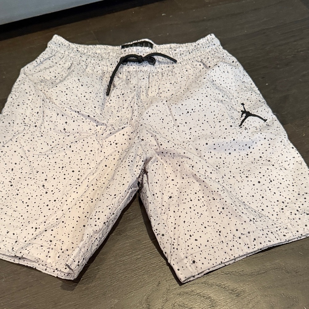 Jordan boys gray and Black Shorts